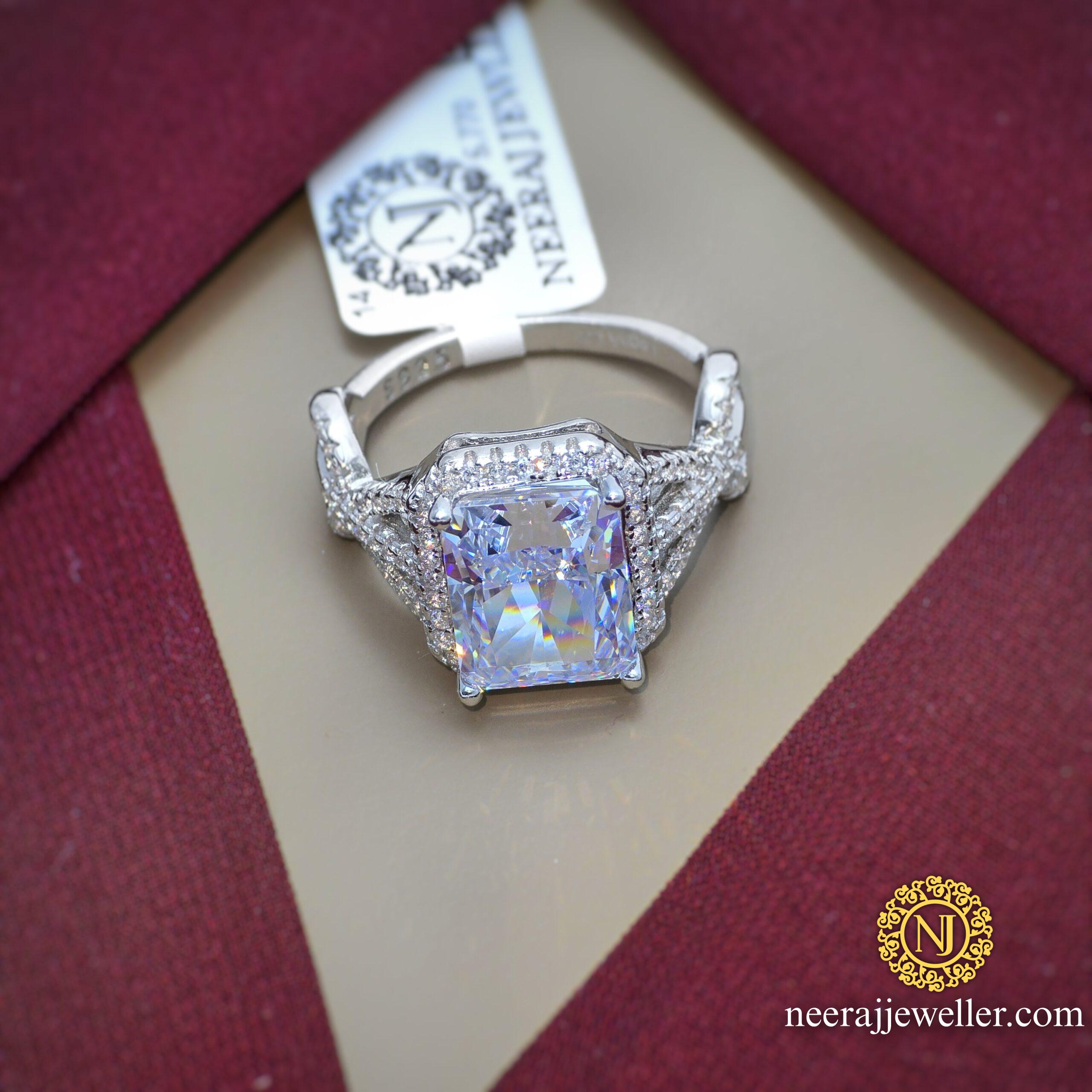 2025/01/1000080388-scaled.jpg 925 Sterling Silver White Topaz Princess Square Cut Cubic Zirconia Ring