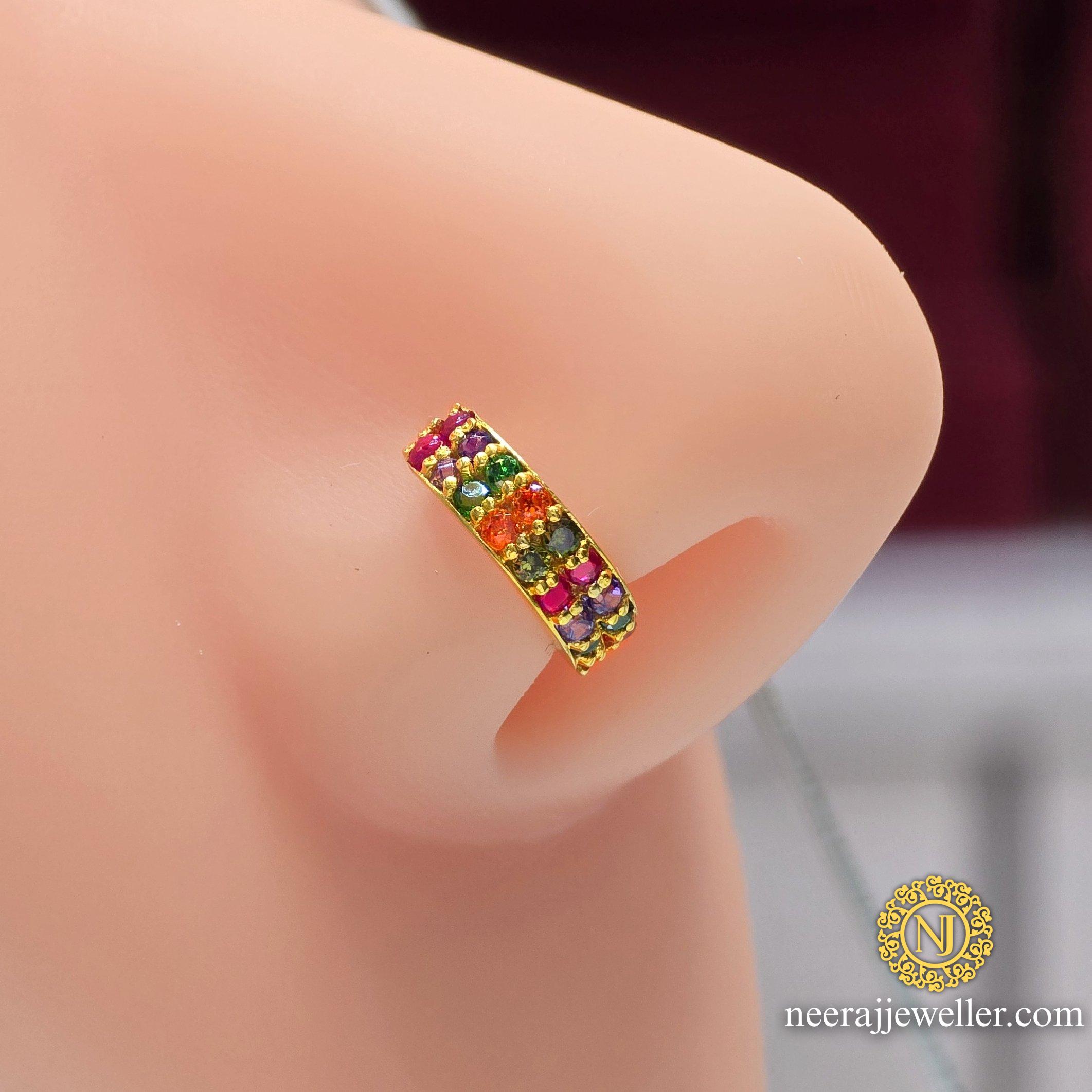2025/03/1000111973.jpg 18k Multi colour Stones Gold Nosering Designs