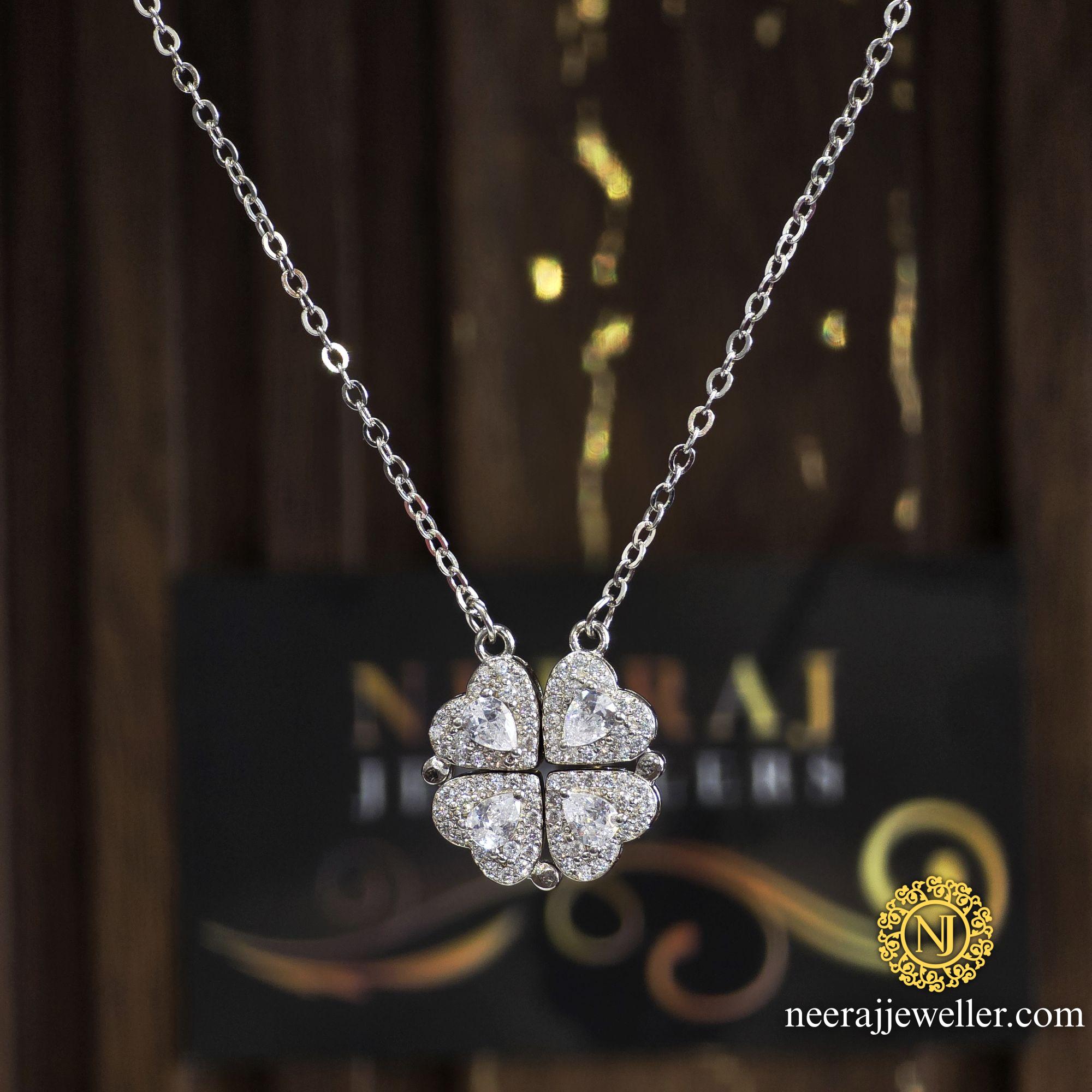 SILVER MS PENDAT THREE HEART