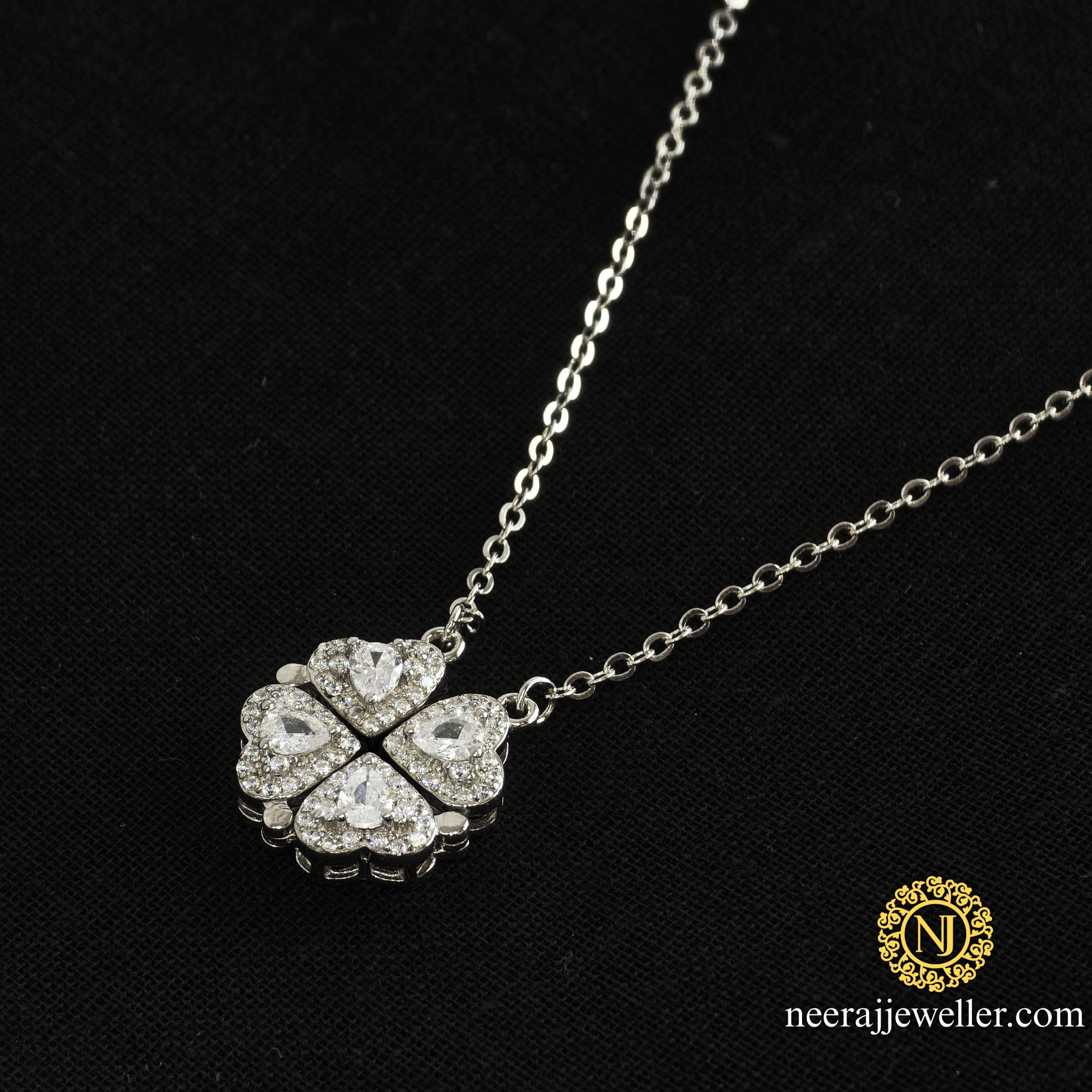 SILVER MS PENDAT THREE HEART