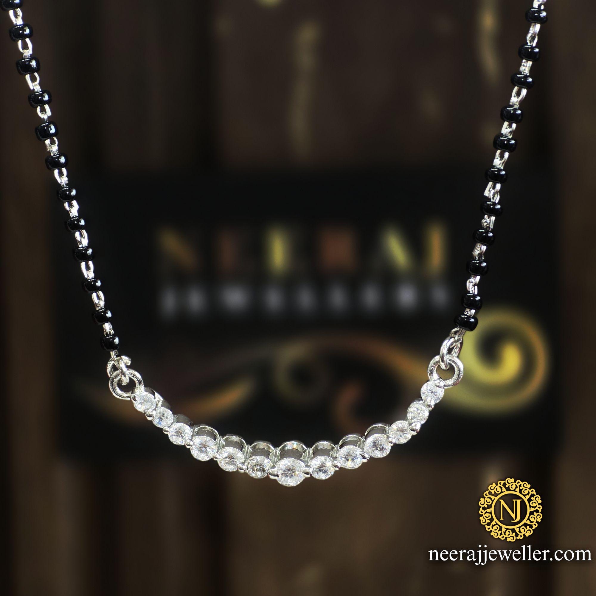 wp-17448214215803318393549063539294-1 SILVER MANGALSUTRA IN DIAMOND STYLE