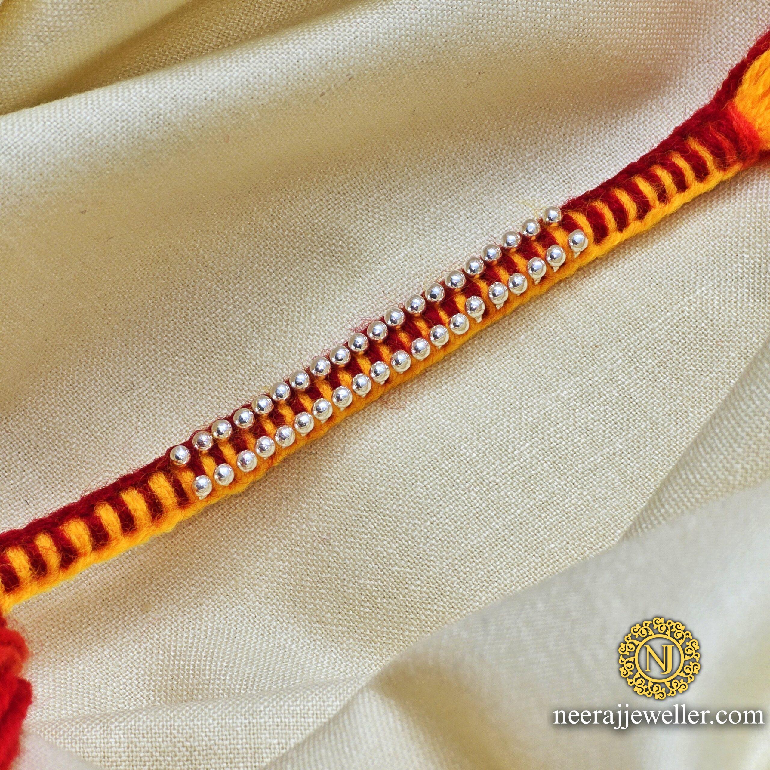 Silver rakhi ghungru
