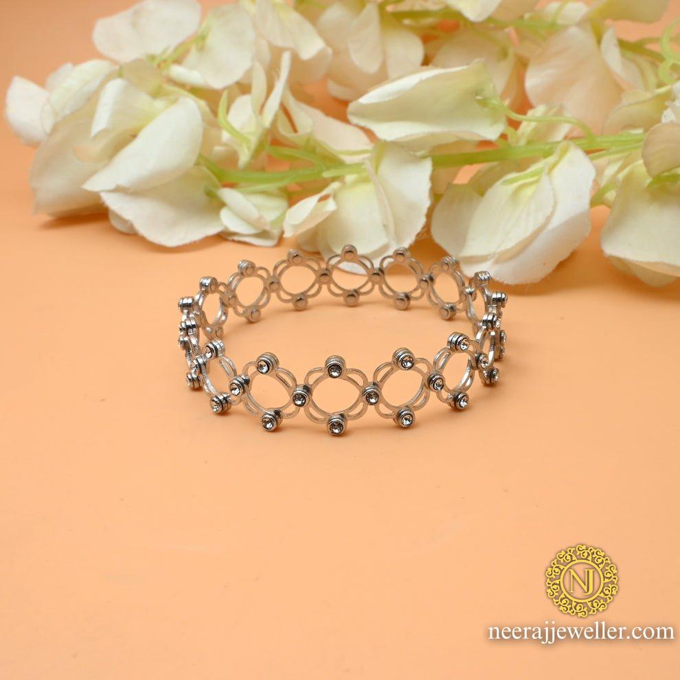 silver Sterling  Two in One Ring Cum Kada